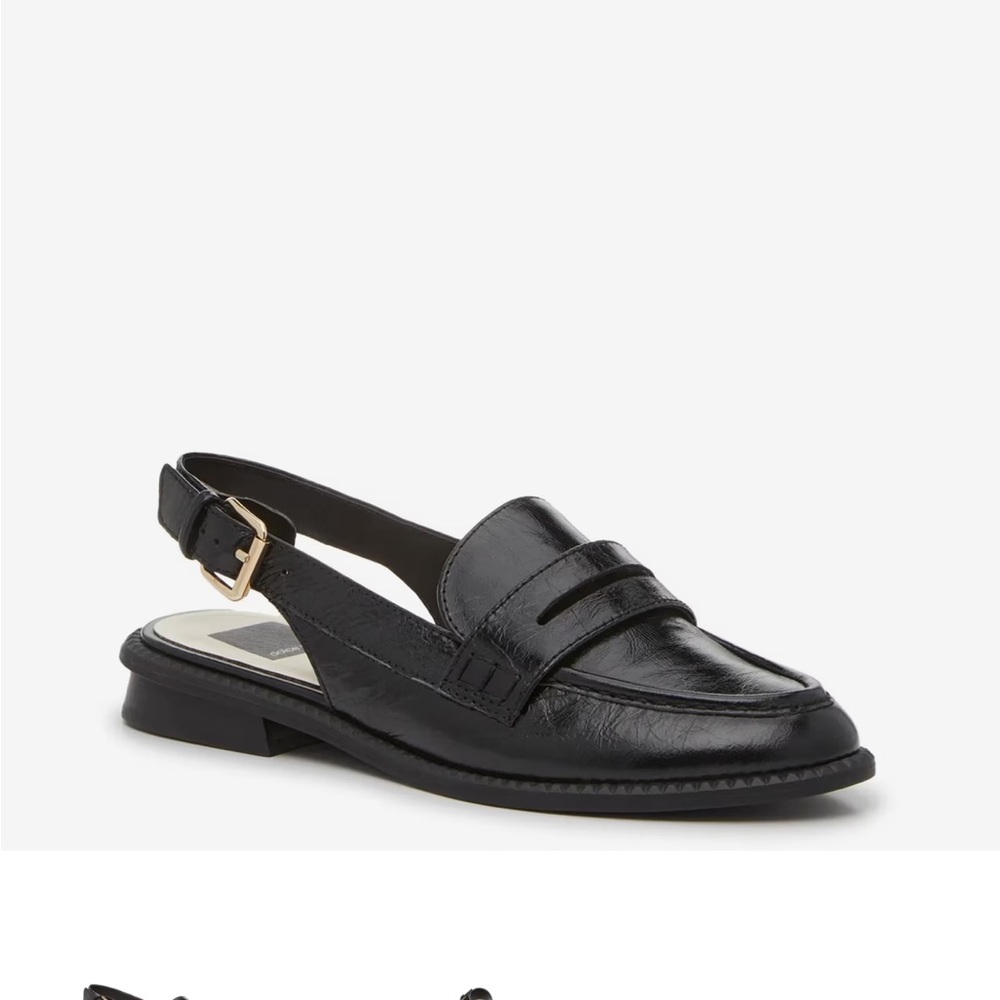Black Dolce Vita Hardi Slingback Loafers
